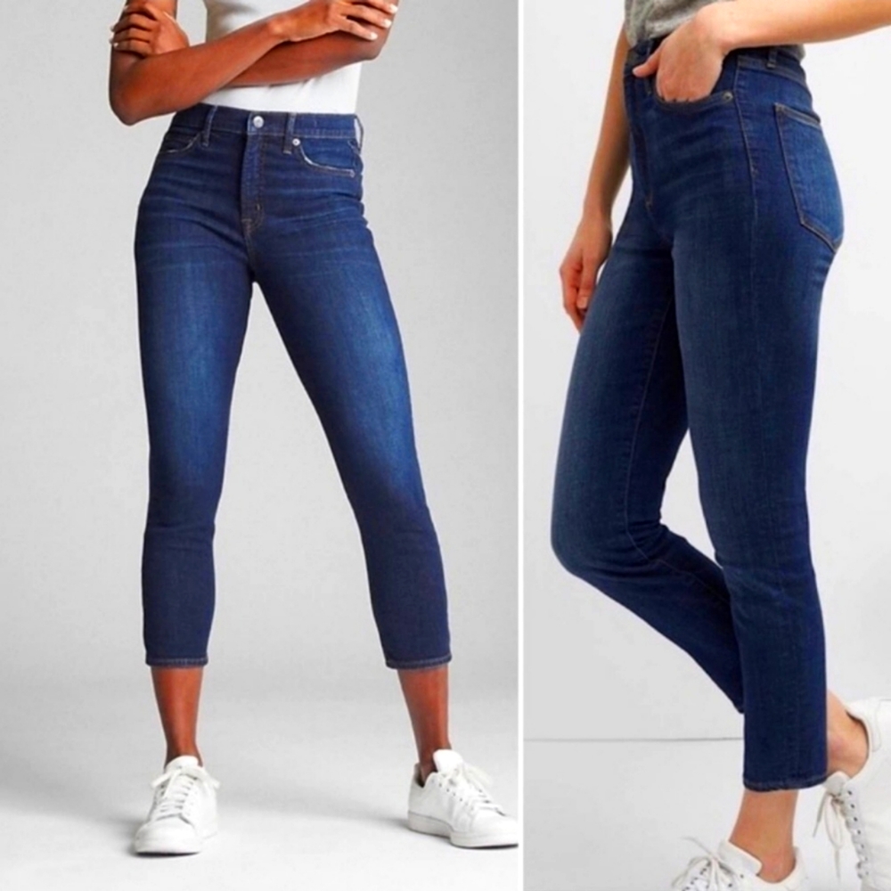Gap 1969 True Skinny Super High Rise Crop Jeans 28